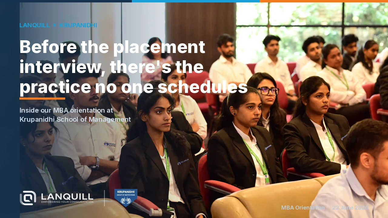 Before the placement interview, there's the practice no one schedules.