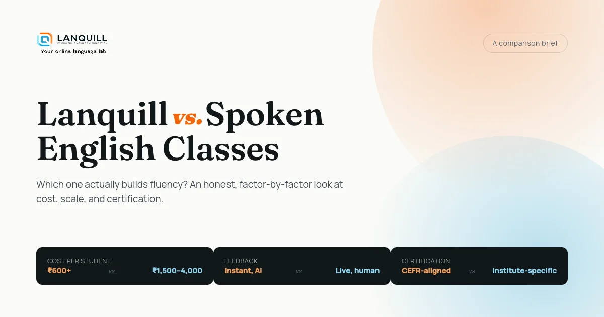 Lanquill vs Spoken English