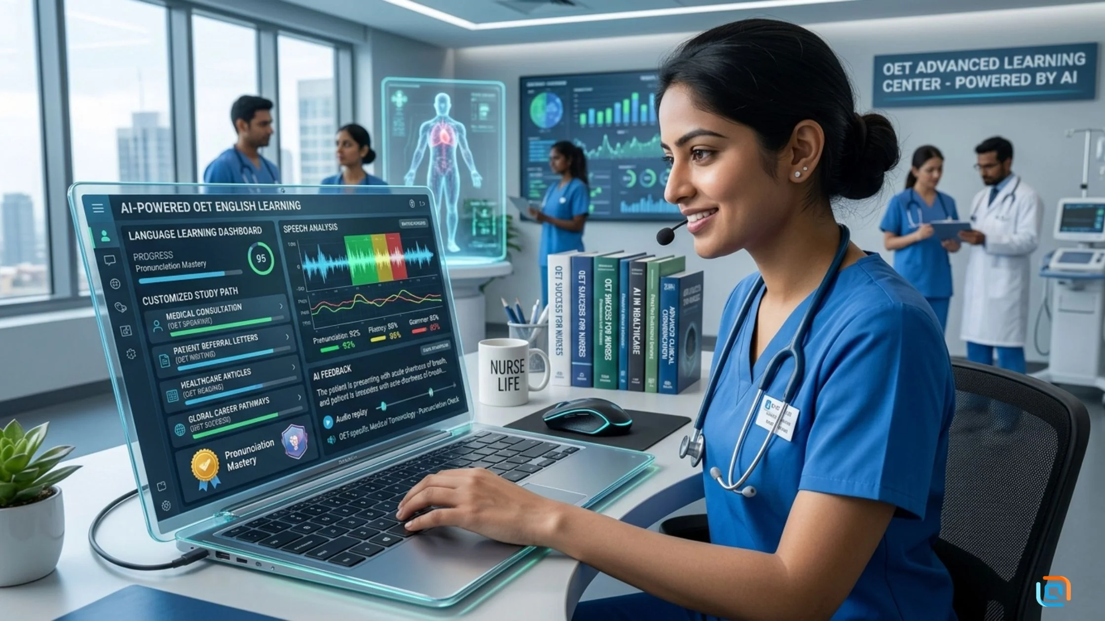 AI powered OET preparation platform for nurses
