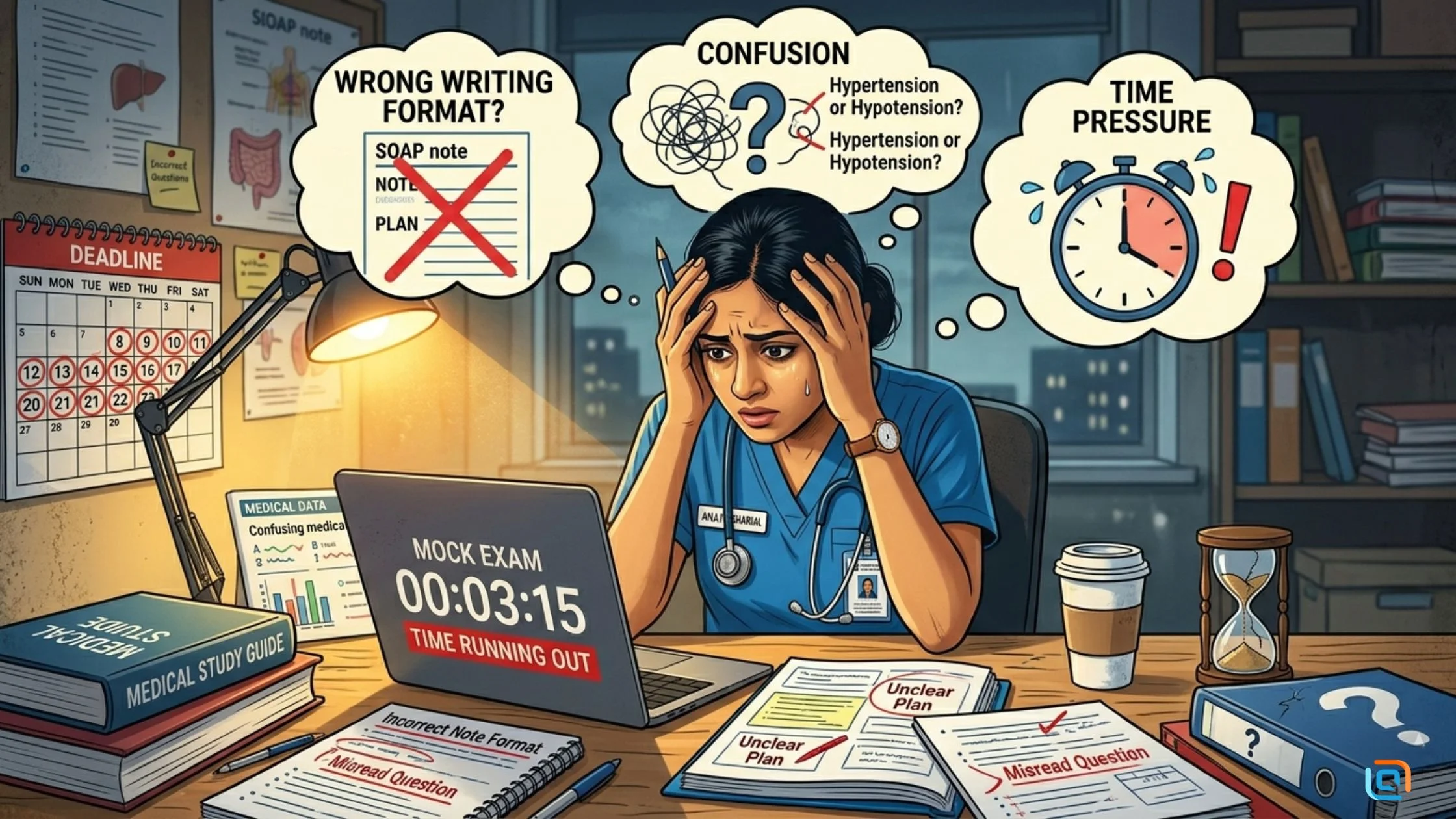 common mistakes nurses make in OET exam